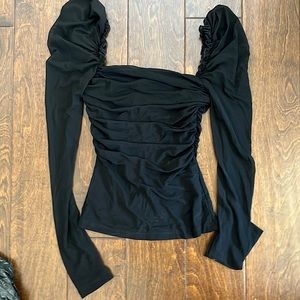 Black sheer going out top!